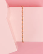 Vermeil Paperclip Chain Bracelet