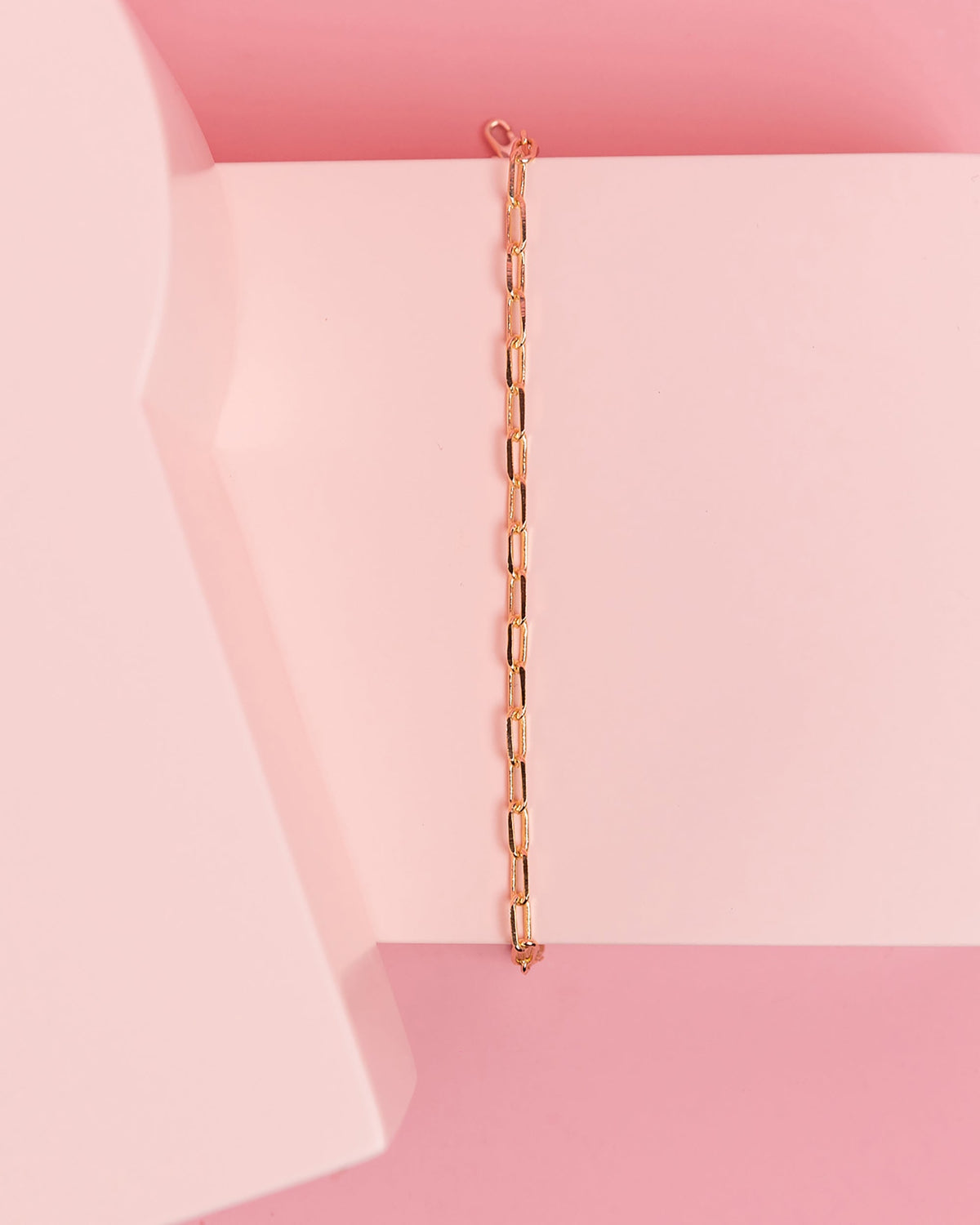 Vermeil Paperclip Chain Bracelet