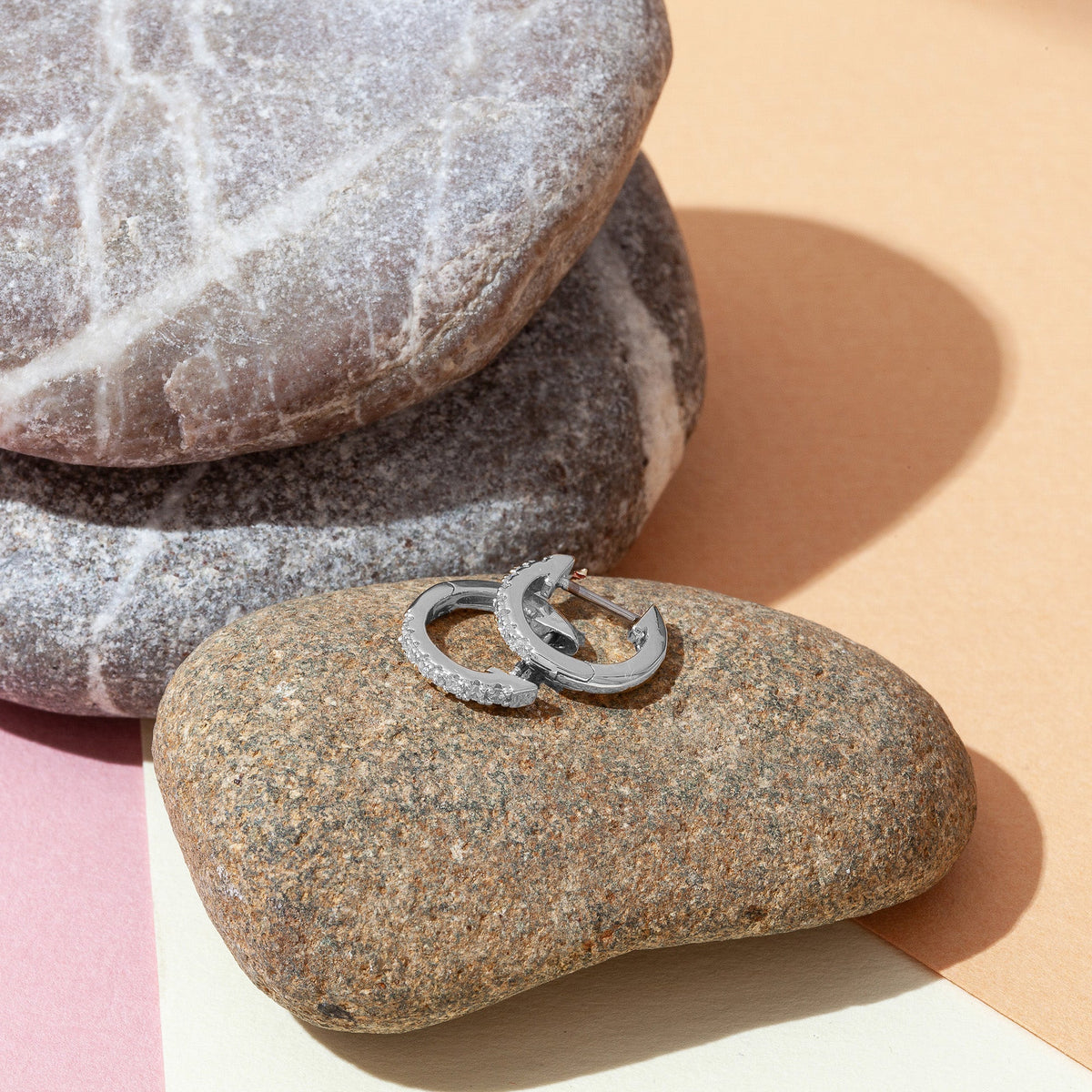Josephine Huggie Earrings