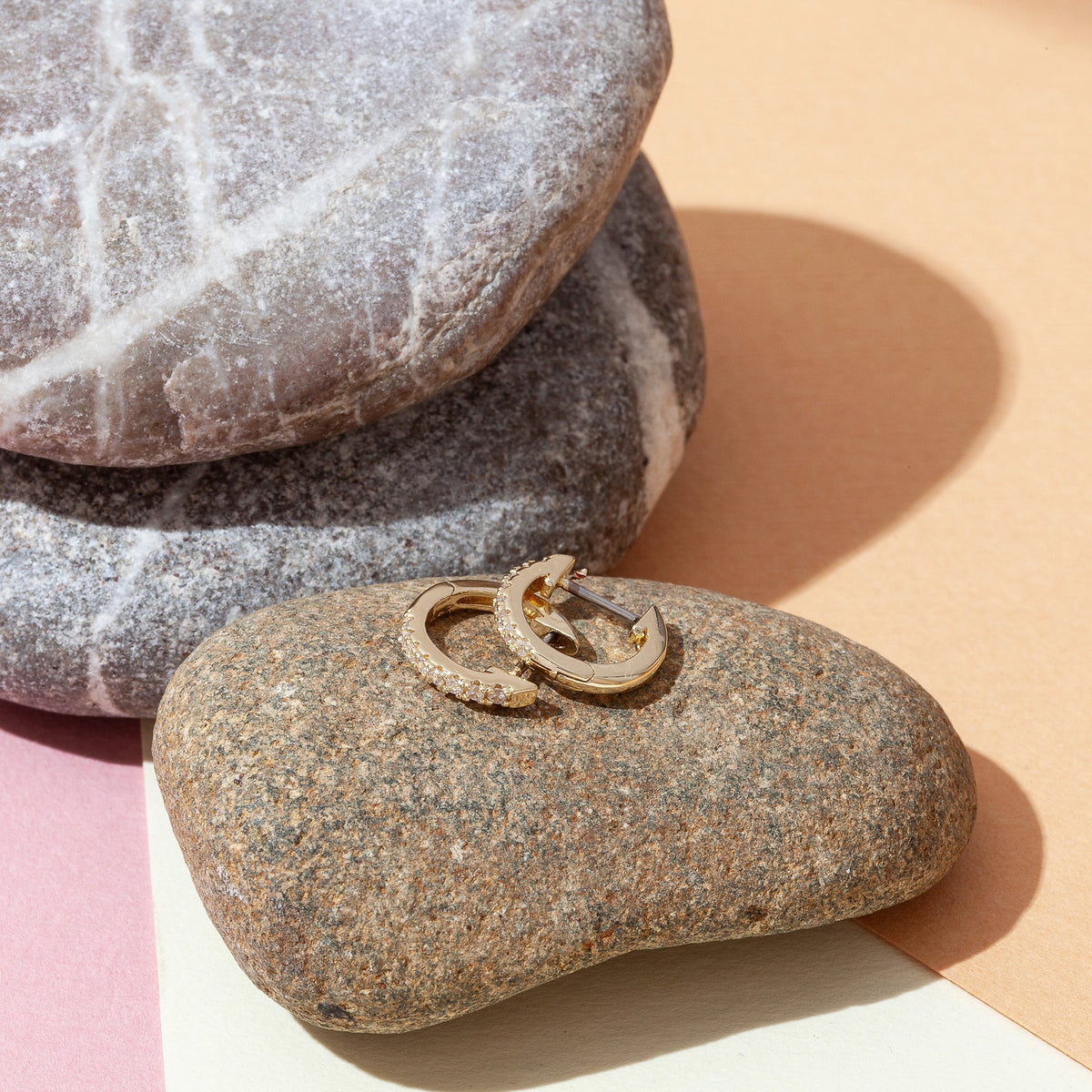 Josephine Huggie Earrings