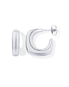Waterproof Chunky Square Hoop Earrings