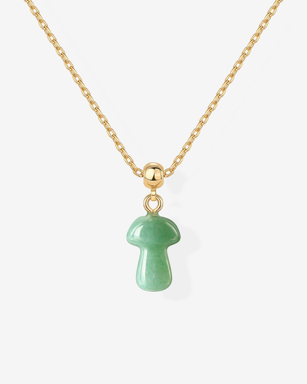 Gemstone Shroom Necklace