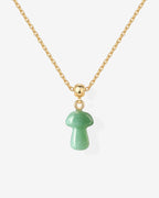 Gemstone Shroom Necklace