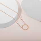 Open Circle Pendant Necklace