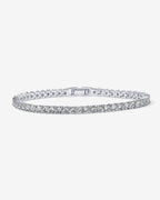 Classic 3mm Round Cut Cubic Zirconia Tennis Bracelet