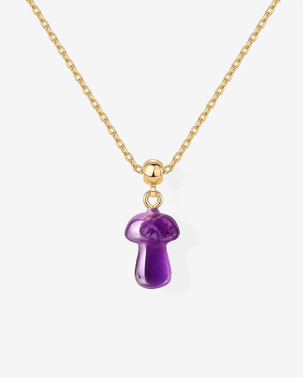 Gemstone Shroom Necklace