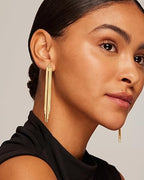 Pyramid Tassel Earrings