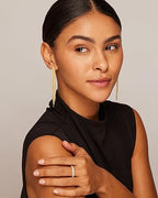 Pyramid Tassel Earrings