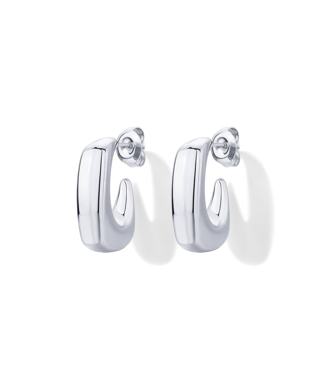 Waterproof Chunky Square Hoop Earrings