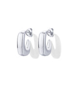 Waterproof Chunky Square Hoop Earrings
