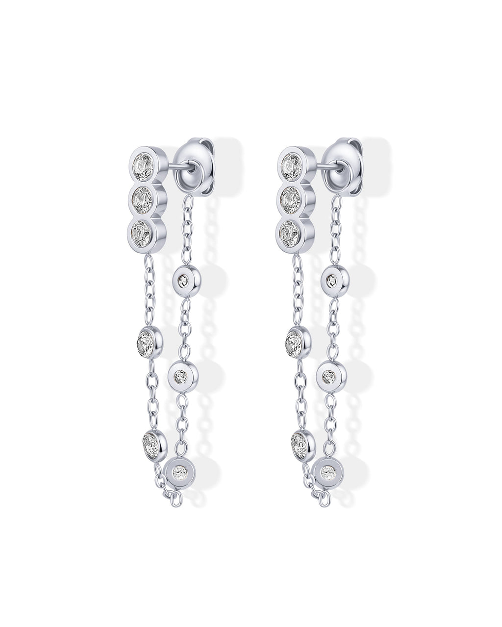 Waterproof Long Drop Earrings
