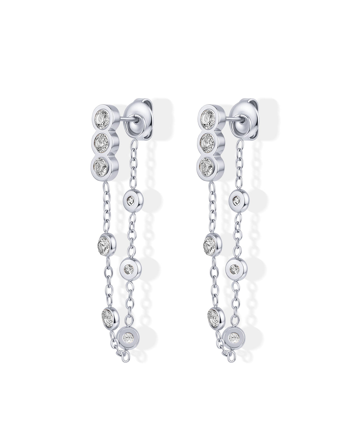 Waterproof Long Drop Earrings