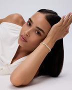 Pear Cubic Zirconia Tennis Bracelet