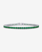 Colored Tennis Cubic Zirconia Bracelet