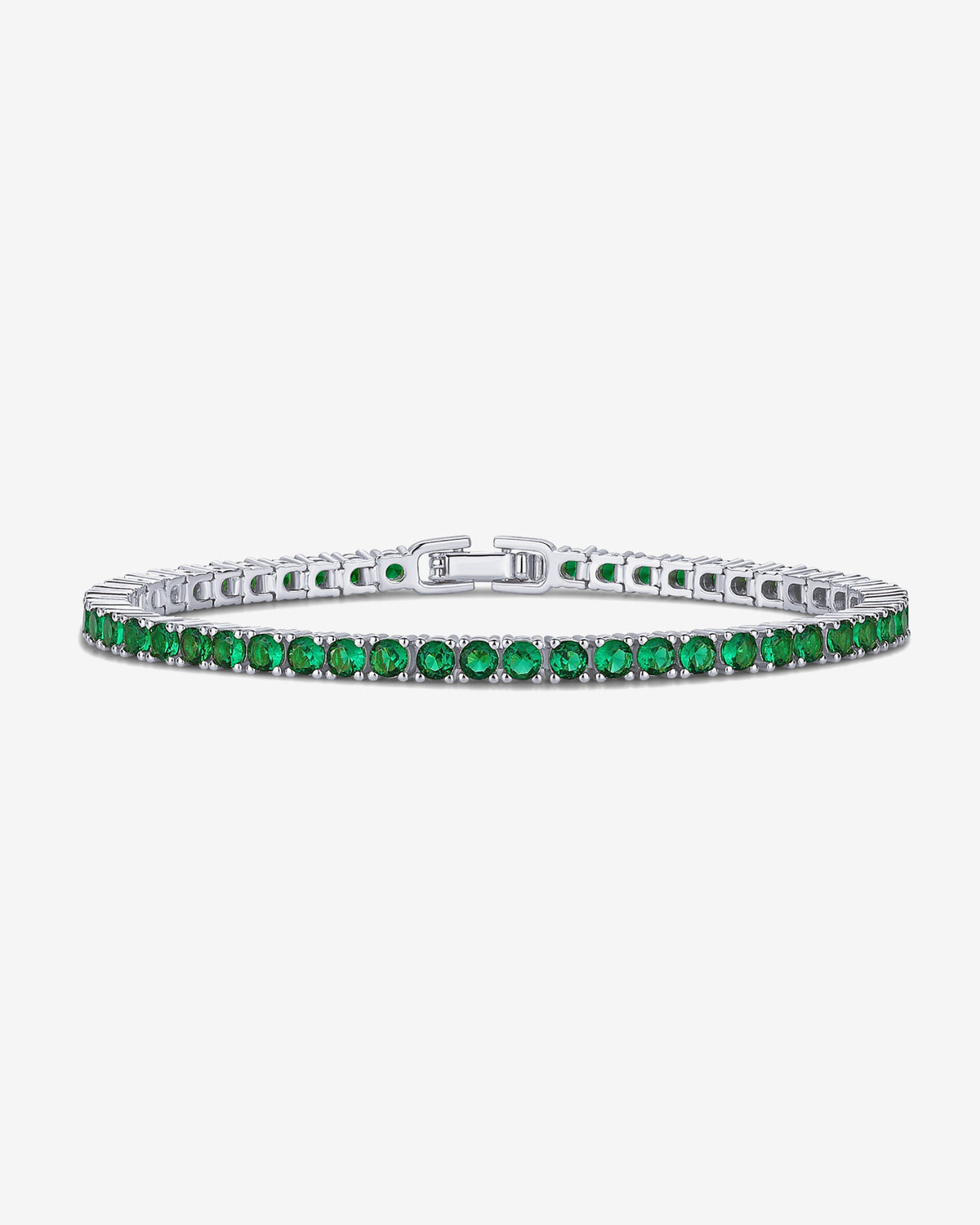 Colored Tennis Cubic Zirconia Bracelet