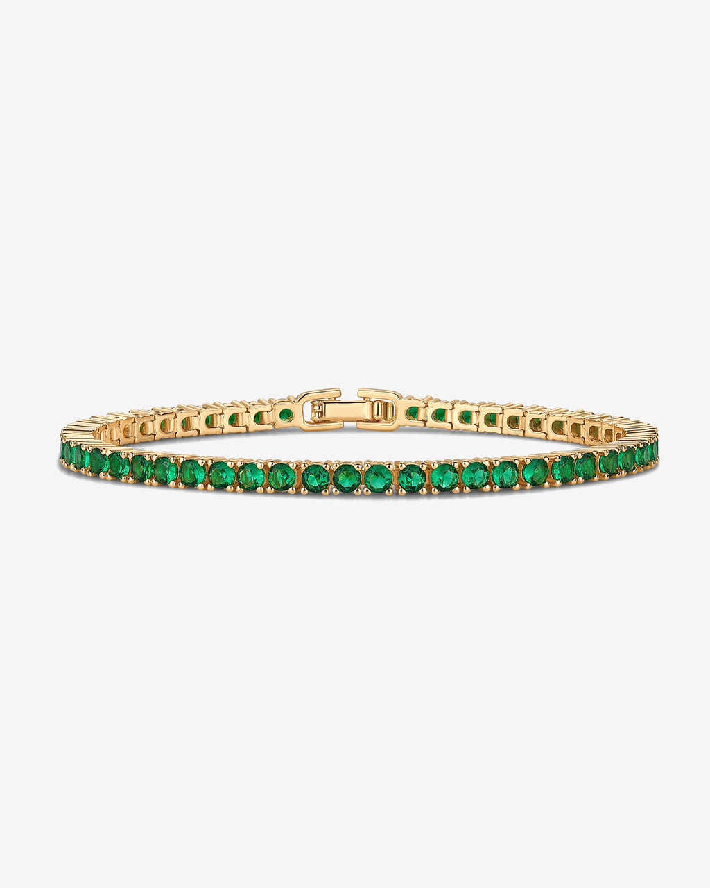 Colored Tennis Cubic Zirconia Bracelet