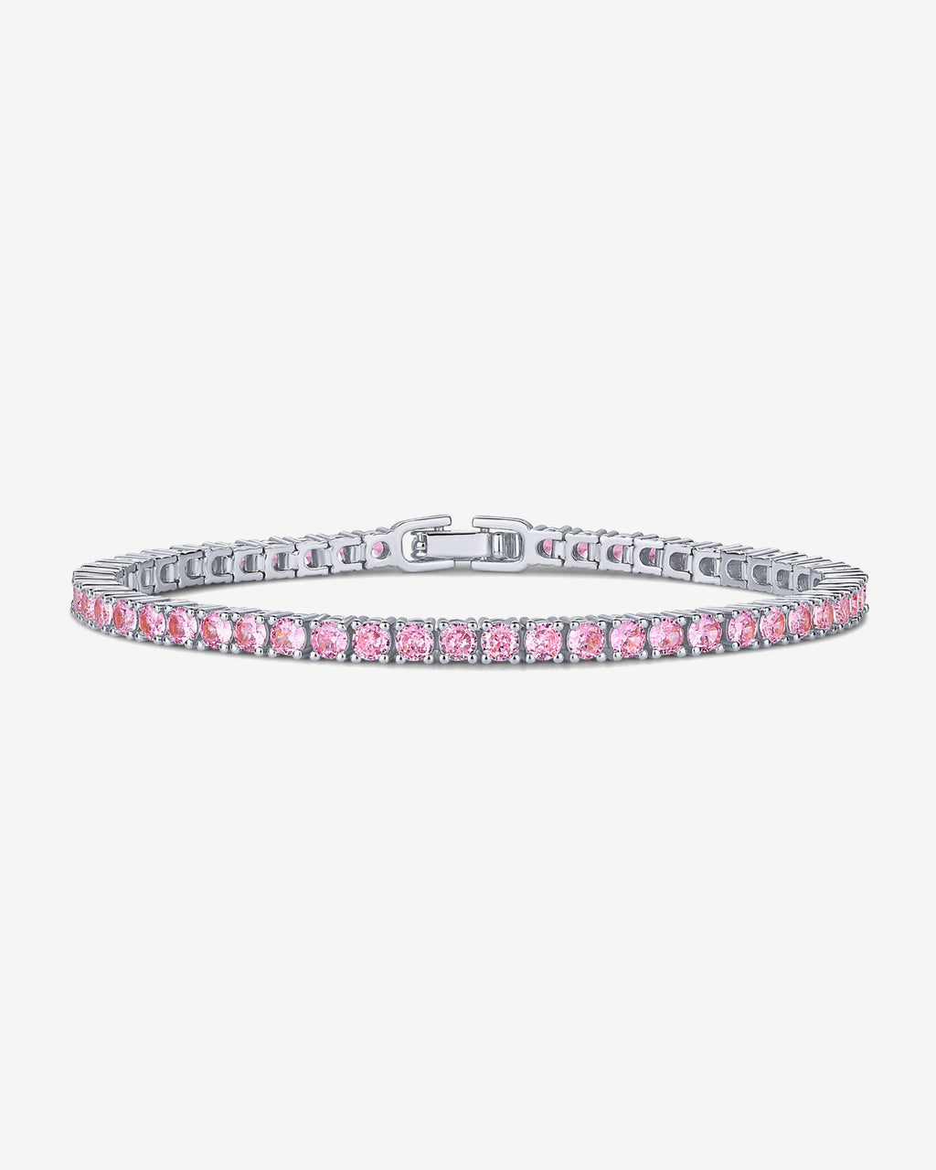 Colored Tennis Cubic Zirconia Bracelet