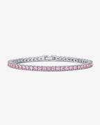 Colored Tennis Cubic Zirconia Bracelet