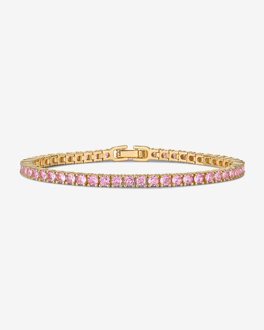 Colored Tennis Cubic Zirconia Bracelet