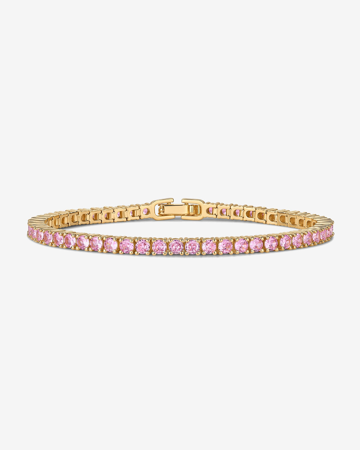 Colored Tennis Cubic Zirconia Bracelet