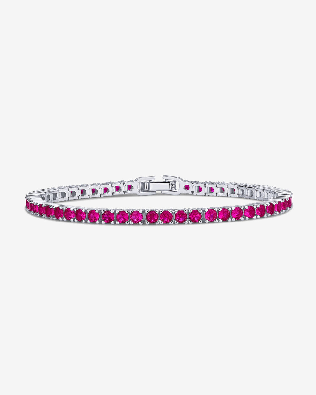 Colored Tennis Cubic Zirconia Bracelet