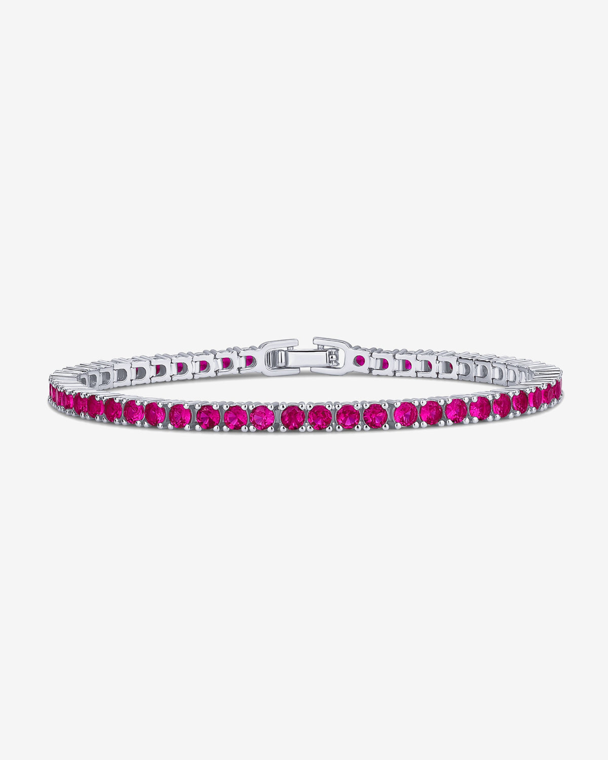 Colored Tennis Cubic Zirconia Bracelet