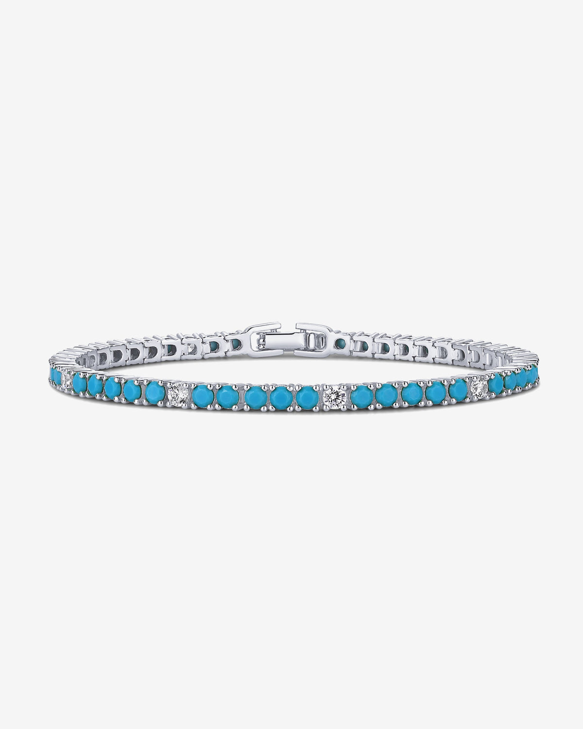 Colored Tennis Cubic Zirconia Bracelet
