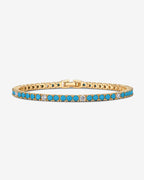 Colored Tennis Cubic Zirconia Bracelet