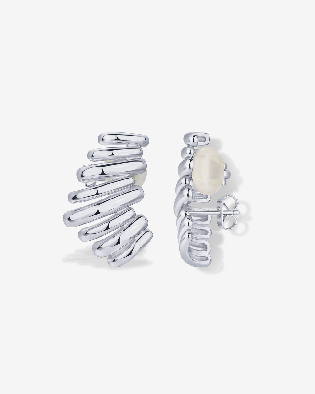 Stacked Climber Earrings