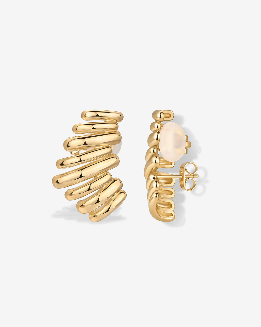 Stacked Climber Earrings