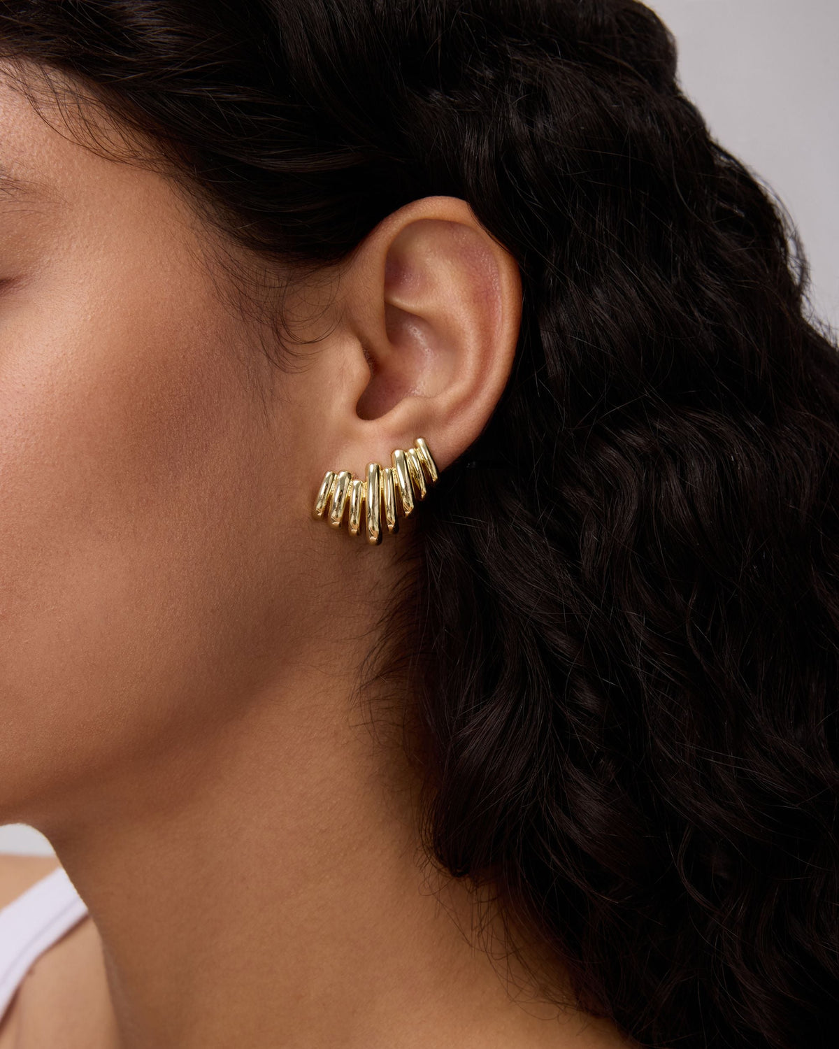 Stacked Climber Earrings