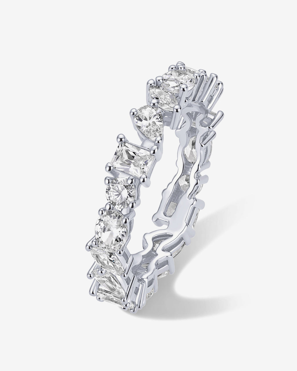 Mixed Shape Eternity Ring