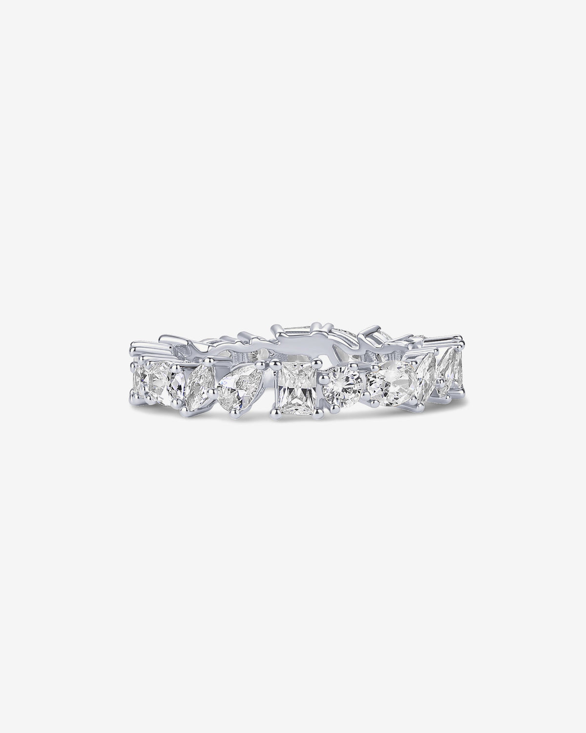 Mixed Shape Eternity Ring