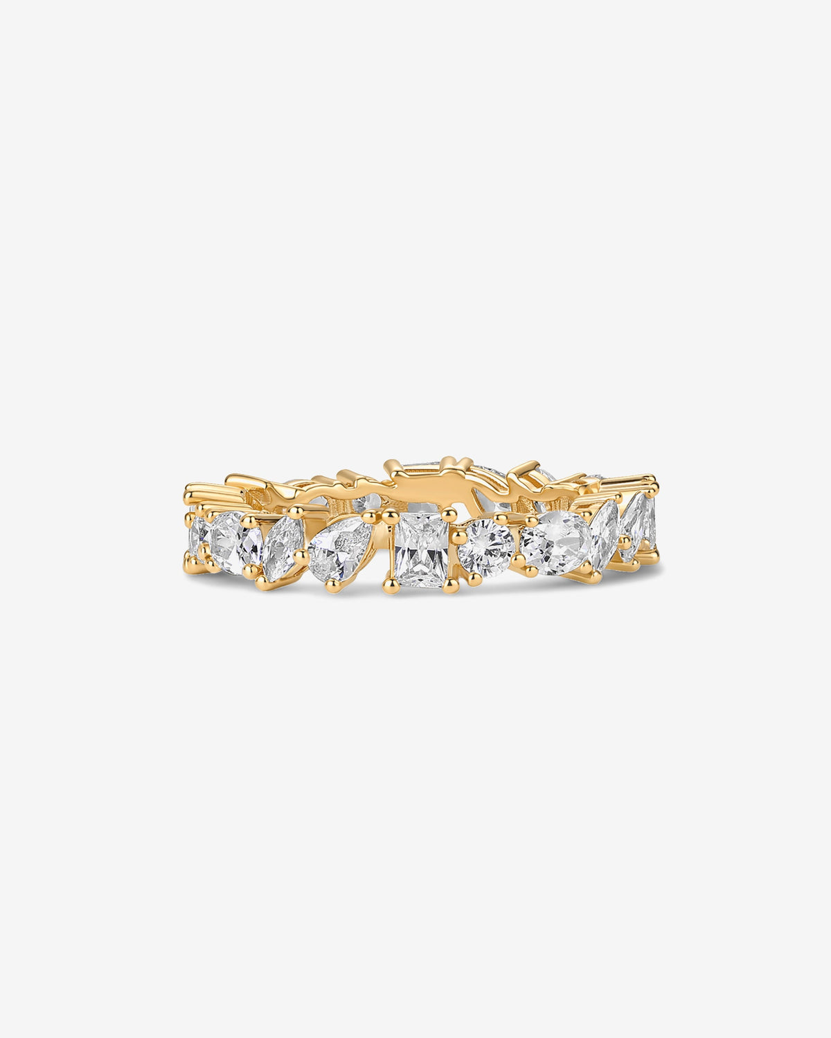 Mixed Shape Eternity Ring