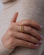Wavy Split Ring