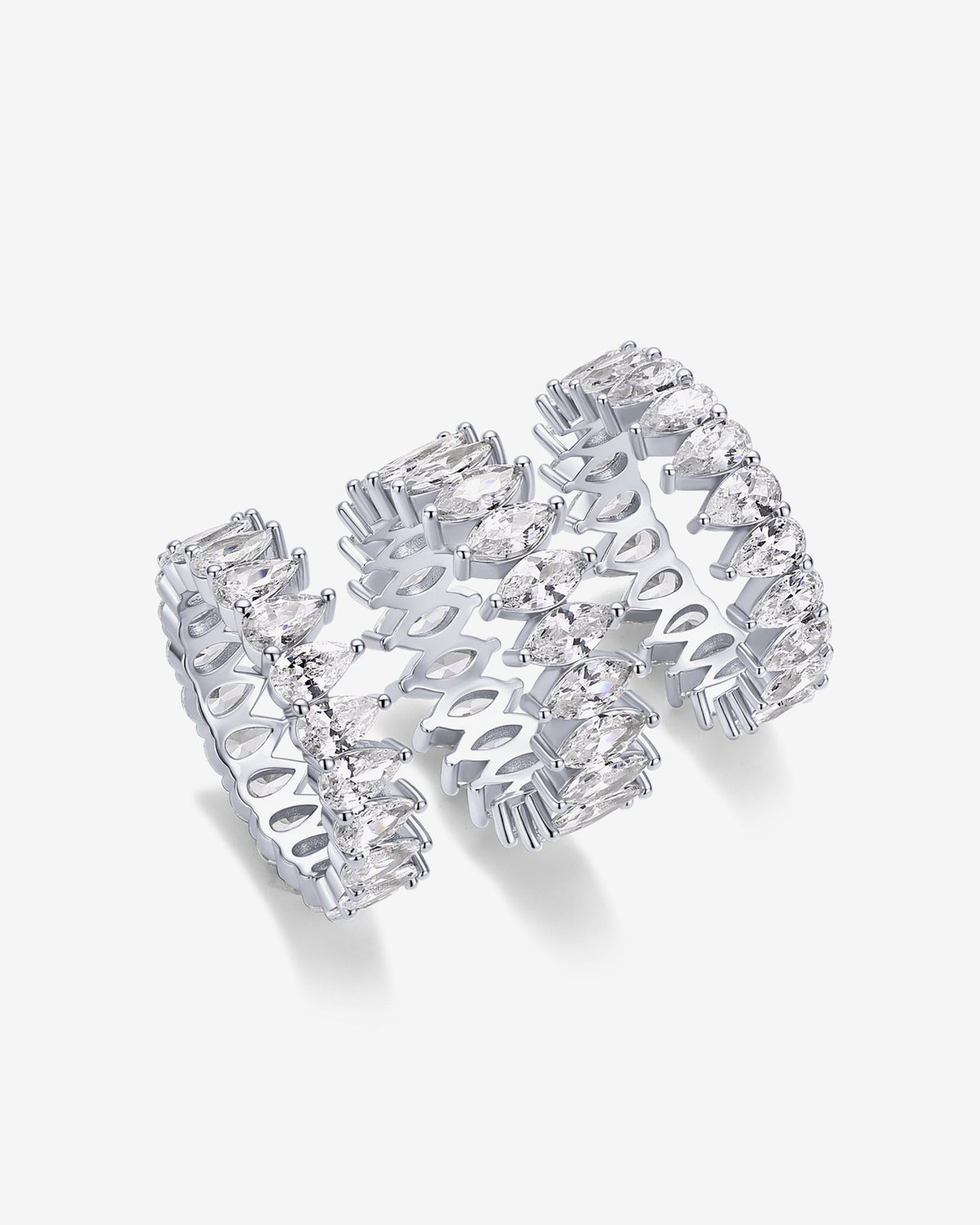 Eternity Ring Trio Set