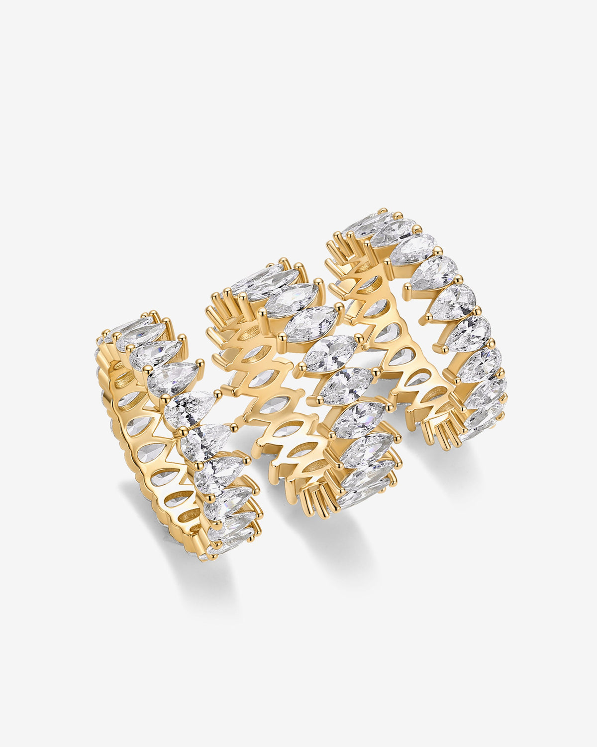 Eternity Ring Trio Set