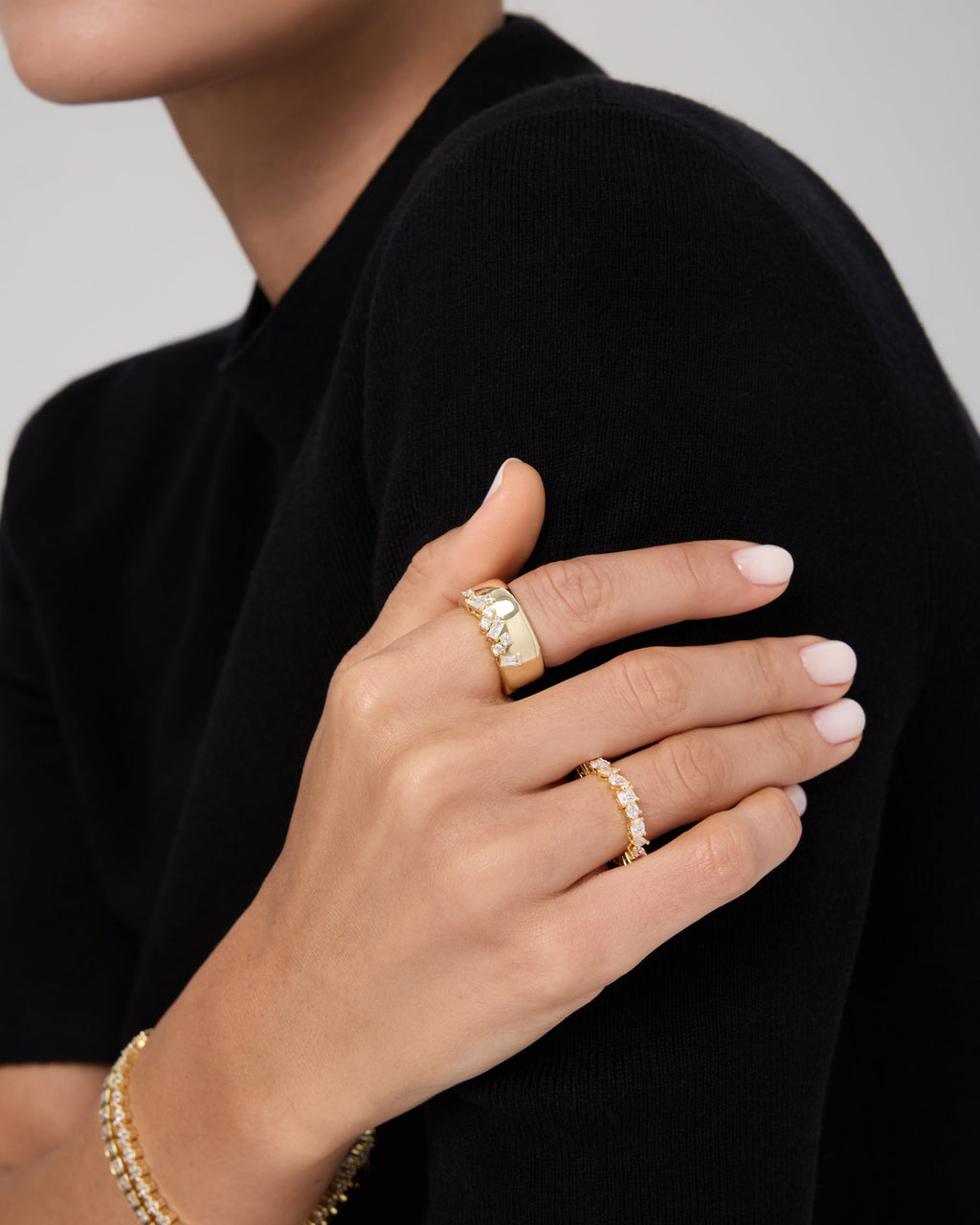 Mixed-Cut Fitness Ring Cover