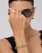Alternating Pavé Twist Fitness Ring Cover