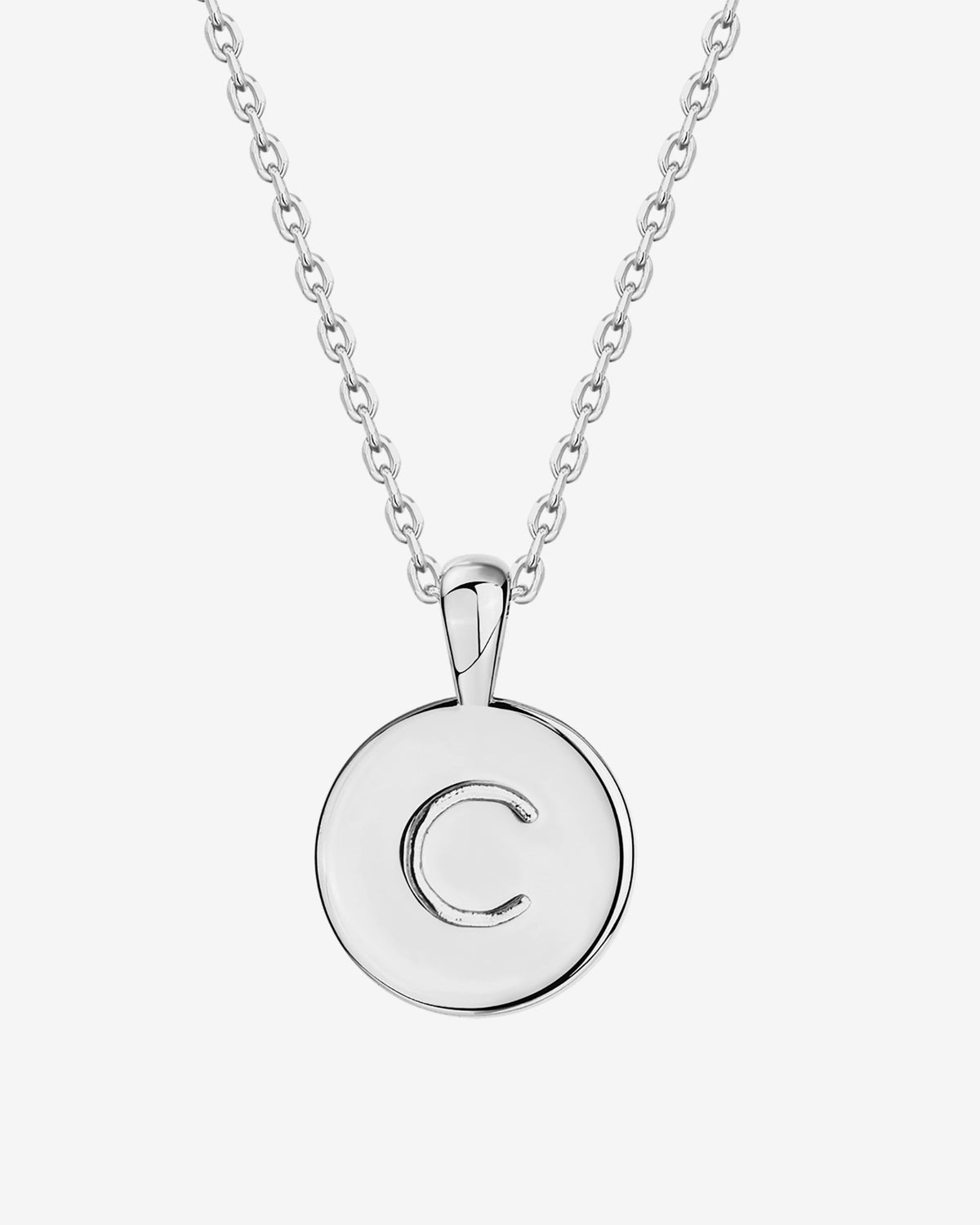 Initial Disc Pendant