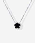 Gemstone Clover Necklace