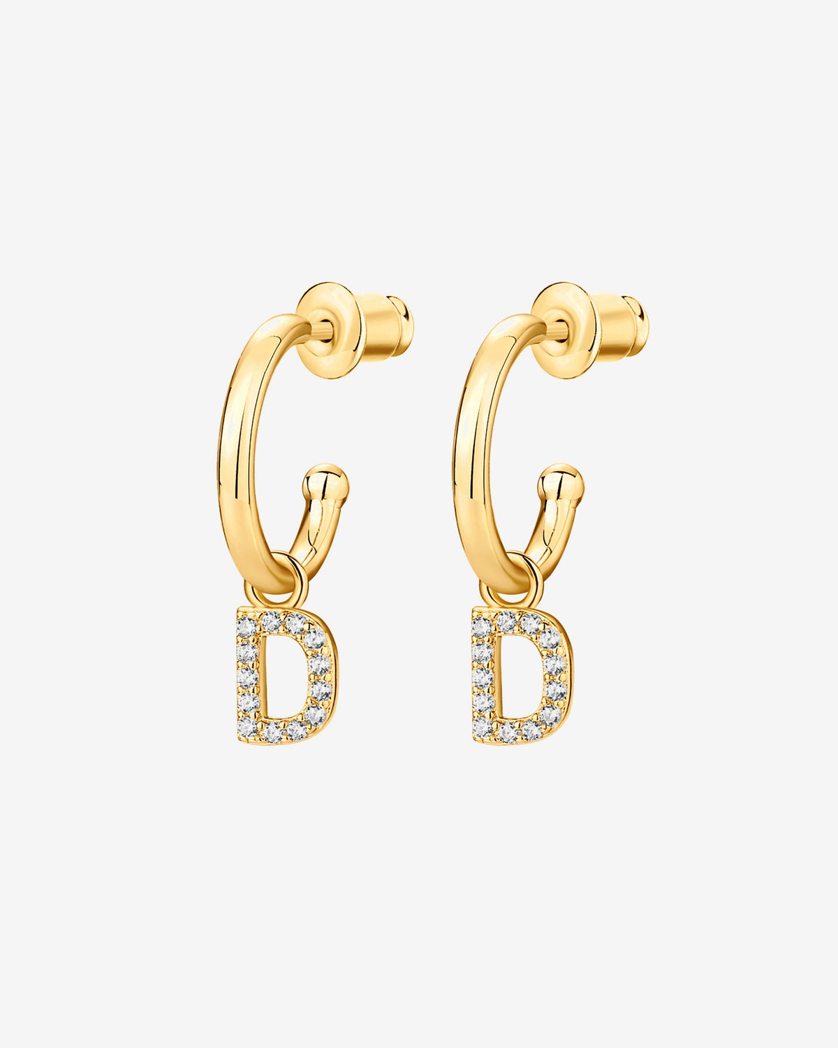 Letter Drop Hoops