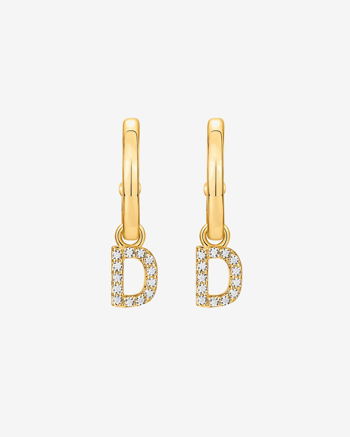 Letter Drop Hoops