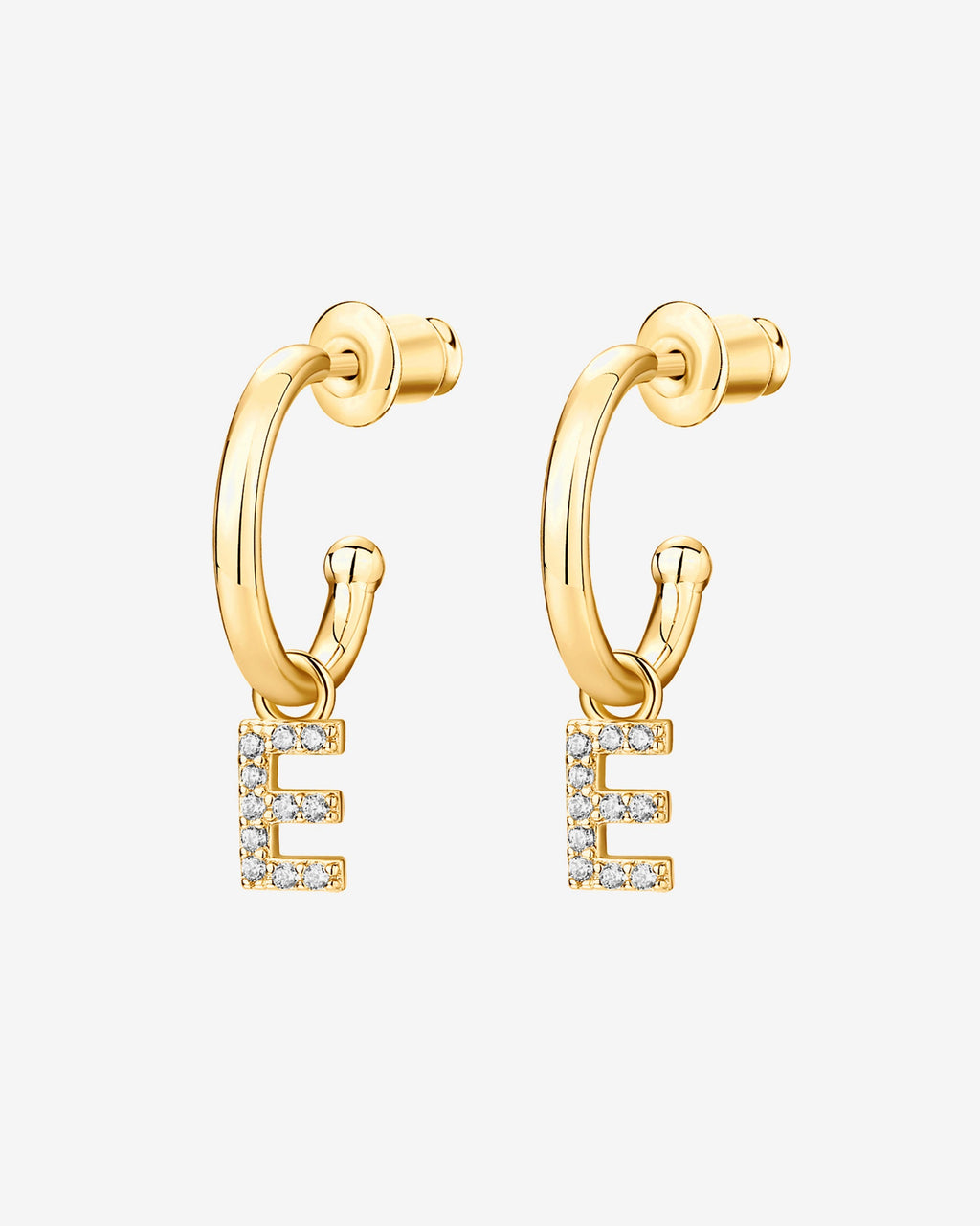 Letter Drop Hoops