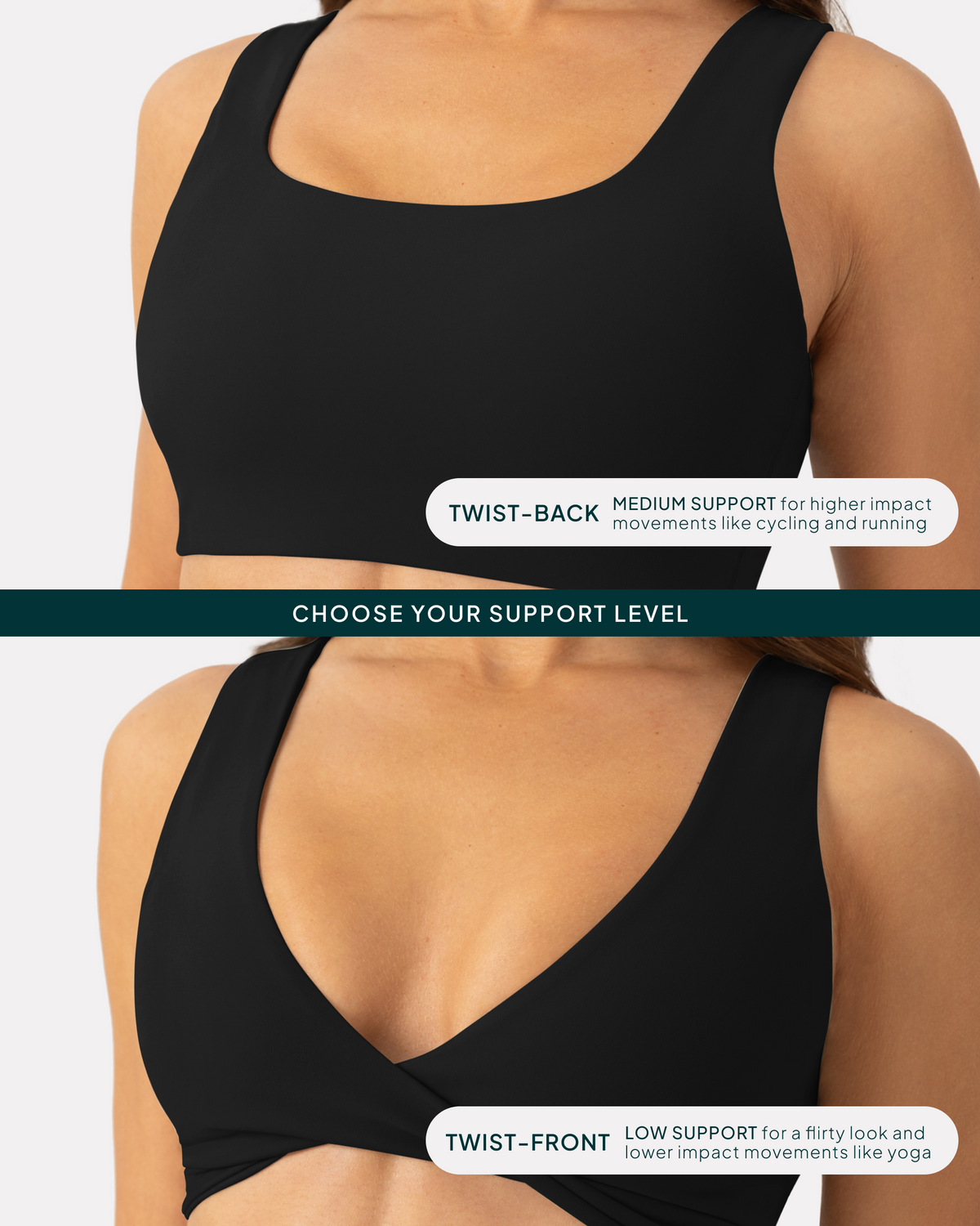 FlexFlow Reversible Twist Bra
