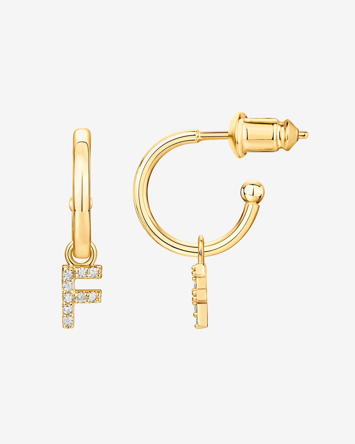 Letter Drop Hoops