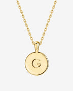 Initial Disc Pendant