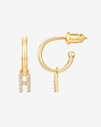 Letter Drop Hoops