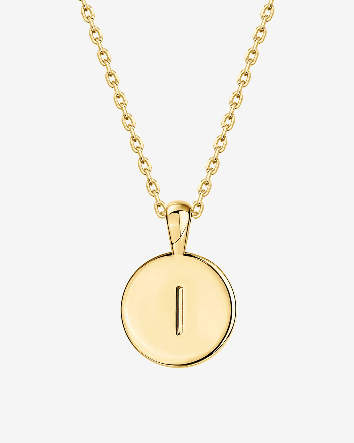 Initial Disc Pendant