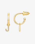 Letter Drop Hoops